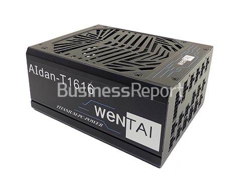 웬타이의 1.6 kW ATX PC 게임용 전원공급장치 신제품은 트랜스폼의 Gen III GaN FET를 사용하여 약 95%의 효율성을 가지는 W80 PLUS® 티타늄 전원공급장치를 구성한다.