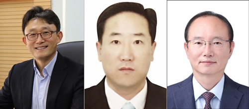 (왼쪽부터) 박윤영 사장, 신현옥 부사장, 이철규 부사장.