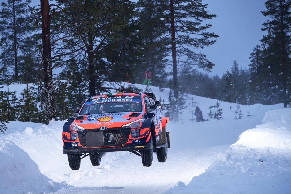 현대자동차 월드랠리팀 2021 WRC 북극 랠리 더블 포디움 달성