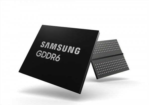 삼성전자, 업계 최고 속도 GDDR6 D램 개발