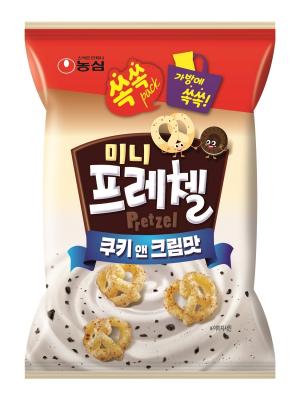 농심 ‘미니프레첼 쿠키앤크림맛’ 출시